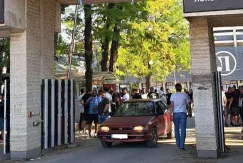Блокада на автобуса на ЦСКА в Пловдив