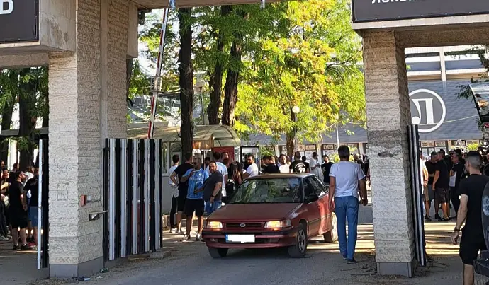 Блокада на автобуса на ЦСКА в Пловдив