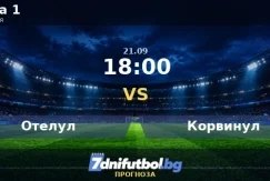Отелул срещу Корвинул прогноза