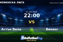 Астън Вила срещу Викинг прогноза