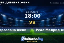 Барселона жени срещу Реал Мадрид жени прогноза