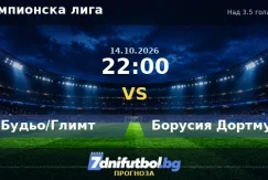 Будьо/Глимт срещу Борусия Дортмунд прогноза