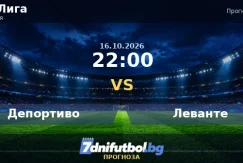 Депортиво срещу Леванте прогноза