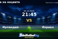 Ирландия срещу Израел прогноза