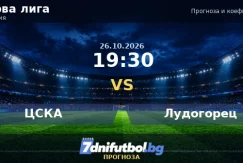 ЦСКА срещу Лудогорец прогноза